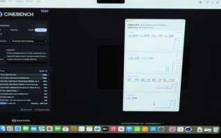 M3 MacBook Air 压力测试出现 114 度的超高温度，有明显的热节流状况