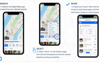 用Apple Maps 就可以带你去停车场还能帮你预约车位