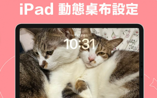 iPad 动态壁纸设定教学，在锁定画面呈现会动的 GIF 壁纸