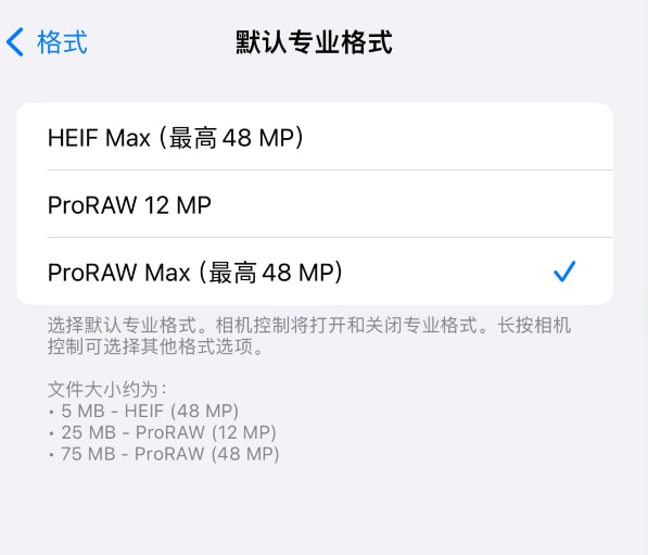 iPhone15Pro如何设置AppleProRAW格式 iPhone15Pro设置AppleProRAW格式方法-第3张图片