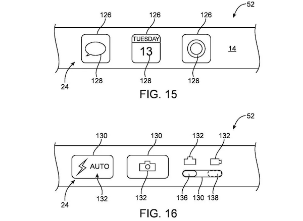 苹果获 iPhone 新专利：侧面添加触控显示屏幕-第2张图片