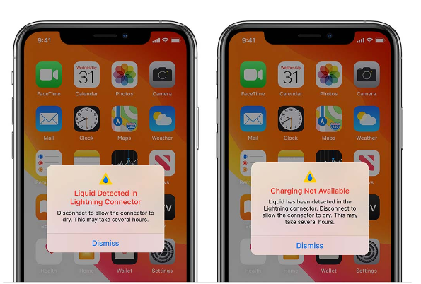 iPhone Lightning 检测到进水无法充电，看到警告的4 个解决方式-第2张图片
