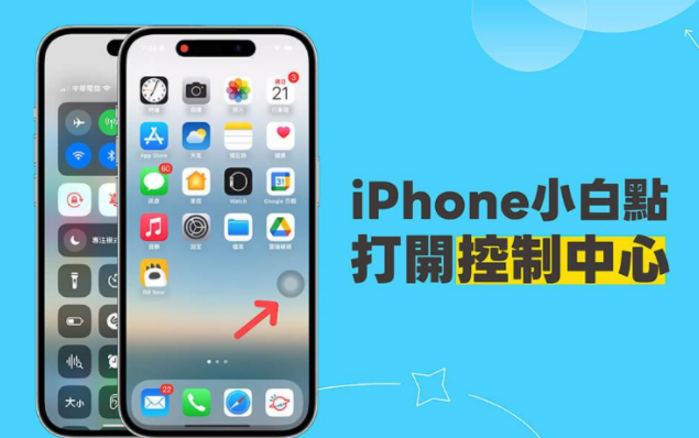 iPhone 小白点控制中心设置教程，点小白点立刻启动 iOS 控制中心-第1张图片