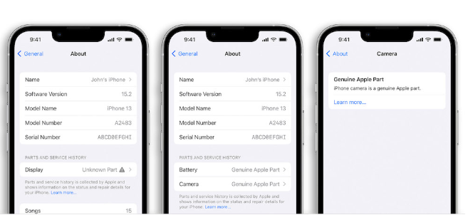iOS 15.2 新功能：用iPhone 检查你更换的零件是不是来自原厂-第3张图片